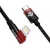 Кабель Baseus MVP 2 USB Type-C - Lightning (M/M), 20W, 1 м Black/Red (CAVP000220)