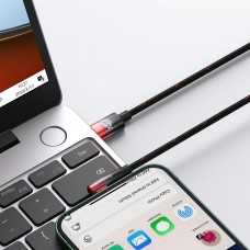 Кабель Baseus MVP 2 USB Type-C - Lightning (M/M), 20W, 1 м Black/Red (CAVP000220) Кабель Baseus MVP 2 USB Type-C - Lightning (M/M), 20W, 1 м Black/Red (CAVP000220)