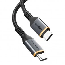 Кабель Cabletime USB Type-C - USB Type-C (M/M) PD 100W, 2 м, Black (CU03L)