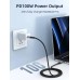 Кабель Cabletime USB Type-C - USB Type-C (M/M) PD 100W, 2 м, Black (CU03L)