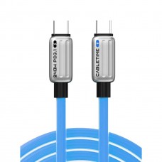 Кабель Cabletime USB Type-C - USB Type-C (M/M) PD 240W, 1 м, Blue (CU05H)