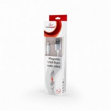 Кабель Cablexpert USB - Lightning (M/M), 1 м, білий (CC-USB2-AMLMM-1M) Кабель Cablexpert USB - Lightning (M/M), 1 м, білий (CC-USB2-AMLMM-1M)