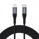 Кабель Choetech USB Type-C - Lightning (M/M), 2 м, Black (IP0041-BK) Кабель Choetech USB Type-C - Lightning (M/M), 2 м, Black (IP0041-BK)