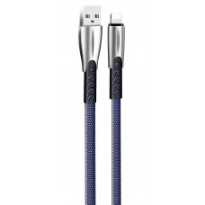 Кабель ColorWay USB - Lightning (M/M), 2.4 А, 1 м, Blue (CW-CBUL010-BL) Кабель ColorWay USB - Lightning (M/M), 2.4 А, 1 м, Blue (CW-CBUL010-BL)