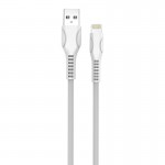 Кабель ColorWay USB - Lightning (M/M), line-drawing, 2.4 А, 1 м, White (CW-CBUL027-WH) Кабель ColorWay USB - Lightning (M/M), line-drawing, 2.4 А, 1 м, White (CW-CBUL027-WH)