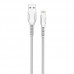 Кабель ColorWay USB - Lightning (M/M), line-drawing, 2.4 А, 1 м, White (CW-CBUL027-WH)
