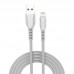 Кабель ColorWay USB - Lightning (M/M), line-drawing, 2.4 А, 1 м, White (CW-CBUL027-WH)