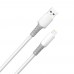 Кабель ColorWay USB - Lightning (M/M), liquid silicone, 3А, 1 м, White (CW-CBUL093-WT)