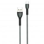 Кабель ColorWay USB - micro USB (M/M), Braided Cloth, 3 А, 1 м, Gray (CW-CBUM041-GR) Кабель ColorWay USB - micro USB (M/M), Braided Cloth, 3 А, 1 м, Gray (CW-CBUM041-GR)
