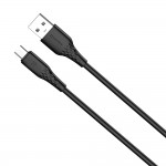 Кабель ColorWay USB - micro USB (M/M), textured PVC, 3А, 1 м, Black (CW-CBUM094-BK) Кабель ColorWay USB - micro USB (M/M), textured PVC, 3А, 1 м, Black (CW-CBUM094-BK)