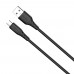 Кабель ColorWay USB - micro USB (M/M), textured PVC, 3А, 1 м, Black (CW-CBUM094-BK)
