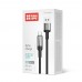 Кабель ColorWay USB - USB Type-C (M/M), braided wire, 6А, 1 м, Black (CW-CBUC096-BK)