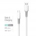 Кабель ColorWay USB - USB Type-C (M/M), liquid silicone, 3А, 1 м, White (CW-CBUC093-WT)
