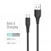Кабель ColorWay USB - USB Type-C (M/M), textured PVC, 3А, 1 м, Black (CW-CBUC094-BK)