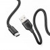 Кабель ColorWay USB - USB Type-C (M/M), TPE embossed, 3А, 1 м, Black (CW-CBUC101-BK)