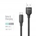 Кабель ColorWay USB - USB Type-C (M/M), TPE embossed, 3А, 1 м, Black (CW-CBUC101-BK)