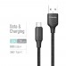 Кабель ColorWay USB - USB Type-C (M/M), TPE embossed, 3А, 2 м, Black (CW-CBUC102-BK)