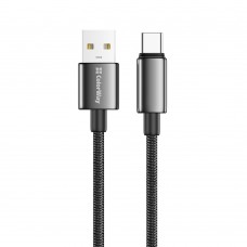 Кабель ColorWay USB - USB Type-C (M/M), zinc alloy braided, 3А, 1 м, Black (CW-CBUC098-BK) Кабель ColorWay USB - USB Type-C (M/M), zinc alloy braided, 3А, 1 м, Black (CW-CBUC098-BK)