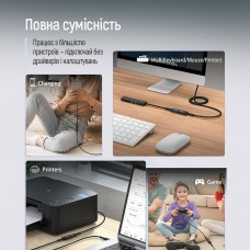Кабель ColorWay USB - USB V 2.0 (M/F), 1.8 м, Black (CW-CBUF076-BK) Кабель ColorWay USB - USB V 2.0 (M/F), 1.8 м, Black (CW-CBUF076-BK)
