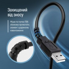 Кабель ColorWay USB - USB V 2.0 (M/F), 1.8 м, Black (CW-CBUF076-BK) Кабель ColorWay USB - USB V 2.0 (M/F), 1.8 м, Black (CW-CBUF076-BK)