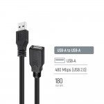 Кабель ColorWay USB - USB V 2.0 (M/F), 1.8 м, Black (CW-CBUF076-BK) Кабель ColorWay USB - USB V 2.0 (M/F), 1.8 м, Black (CW-CBUF076-BK)