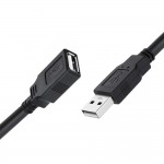 Кабель ColorWay USB - USB V 2.0 (M/F), 1.8 м, Black (CW-CBUF076-BK) Кабель ColorWay USB - USB V 2.0 (M/F), 1.8 м, Black (CW-CBUF076-BK)