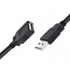 Кабель ColorWay USB - USB V 2.0 (M/F), 1.8 м, Black (CW-CBUF076-BK) Кабель ColorWay USB - USB V 2.0 (M/F), 1.8 м, Black (CW-CBUF076-BK)