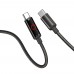 Кабель ColorWay USB Type-C - Lightning (M/M), Breathing Light, 3А, 1 м, Black (CW-CBPDCL103-BK)