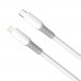 Кабель ColorWay USB Type-C - Lightning (M/M), liquid silicone, 3А, 1 м, White (CW-CBPDCL093-WT)