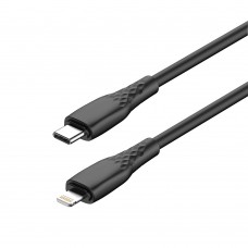 Кабель ColorWay USB Type-C - Lightning (M/M), textured PVC, 3А, 2 м, Black (CW-CBPDCL095-BK) Кабель ColorWay USB Type-C - Lightning (M/M), textured PVC, 3А, 2 м, Black (CW-CBPDCL095-BK)