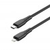 Кабель ColorWay USB Type-C - Lightning (M/M), textured PVC, 3А, 2 м, Black (CW-CBPDCL095-BK)