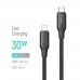 Кабель ColorWay USB Type-C - Lightning (M/M), TPE embossed, 3А, 2 м, Black (CW-CBPDCL102-BK)