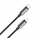 Кабель ColorWay USB Type-C - Lightning (M/M), zinc alloy braided, 3А, 1 м, Black (CW-CBPDCL098-BK)