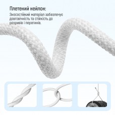Кабель ColorWay USB Type-C - USB Type-C (M/M), 3.0 А, 2 м, Gray (CW-CBPDCC068-GR) Кабель ColorWay USB Type-C - USB Type-C (M/M), 3.0 А, 2 м, Gray (CW-CBPDCC068-GR)