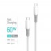 Кабель ColorWay USB Type-C - USB Type-C (M/M), liquid silicone, 3А, 1 м, White (CW-CBPDCC093-WT)