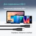 Кабель ColorWay USB Type-C - USB Type-C (M/M), textured PVC, 3А, 1 м, Black (CW-CBPDCC094-BK)