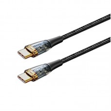 Кабель ColorWay USB Type-C - USB Type-C (M/M), transparent head, PD Fast Charging, 5 А, 100 W, 1.2 м, Black (CW-CBPDCC053-BK) Кабель ColorWay USB Type-C - USB Type-C (M/M), transparent head, PD Fast Charging, 5 А, 100 W, 1.2 м, Black (CW-CBPDCC053-BK)