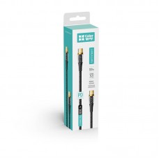 Кабель ColorWay USB Type-C - USB Type-C (M/M), transparent head, PD Fast Charging, 5 А, 100 W, 1.2 м, Black (CW-CBPDCC053-BK) Кабель ColorWay USB Type-C - USB Type-C (M/M), transparent head, PD Fast Charging, 5 А, 100 W, 1.2 м, Black (CW-CBPDCC053-BK)