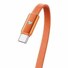 Кабель ColorWay USB Type-C - USB Type-C (M/M), ultra-thin, 5А, 1 м, Orange (CW-CBPDCC100-OR)