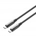 Кабель ColorWay USB Type-C + USB Type-C (M/M), 5.0 А, 1 м, Black (CW-CBPDCC069-BK)