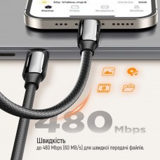 Кабель ColorWay USB Type-C + USB Type-C (M/M), 5.0 А, 2 м, Black (CW-CBPDCC070-BK) Кабель ColorWay USB Type-C + USB Type-C (M/M), 5.0 А, 2 м, Black (CW-CBPDCC070-BK)