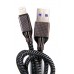 Кабель Dengos USB - Lightning (M/M) 4A 1 м Black (NTK-L-KPR-USB3-BLACK)