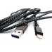 Кабель Dengos USB - Lightning (M/M) 4A 1 м Black (NTK-L-KPR-USB3-BLACK)