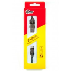 Кабель Dengos USB - Lightning (M/M) 4A 1 м Black (NTK-L-KPR-USB3-BLACK)