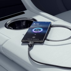Кабель Essager Breeze USB - USB Type-C (M/M), 100W, 1 м Black (EXC7A-WL01-P)