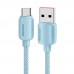 Кабель Essager Breeze USB - USB Type-C (M/M), 100W, 1 м Blue (EXC7A-WL03-P)