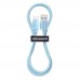 Кабель Essager Breeze USB - USB Type-C (M/M), 100W, 1 м Blue (EXC7A-WL03-P)