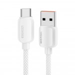 Кабель Essager Breeze USB - USB Type-C (M/M), 100W, 1 м White (EXC7A-WL02-P) Кабель Essager Breeze USB - USB Type-C (M/M), 100W, 1 м White (EXC7A-WL02-P)