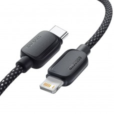 Кабель Essager Breeze USB Type-C - Ligthning (M/M), 20W, 1 м Black (EXCTL-WL01-P)