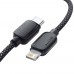 Кабель Essager Breeze USB Type-C - Ligthning (M/M), 20W, 1 м Black (EXCTL-WL01-P)